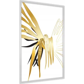 Obraz Plakát v Rámu ABSTRAKCE Tropické Listy 60x80