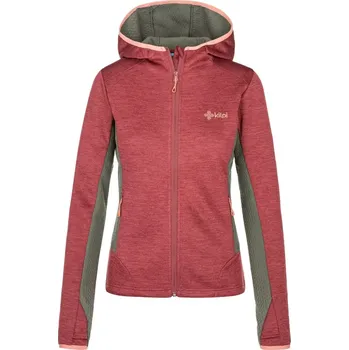 Dámská mikina Dámská mikina Kilpi ALANIS-W tmavě červená 34