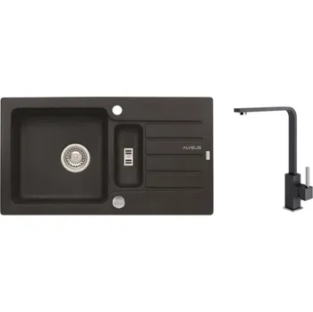 Granitový dřez SET ALVEUS NIAGARA 70- 91+ BATERIE AFRA-91