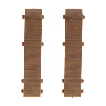 Podlahová lišta Spojka Cezar hliníková 22 x 75, délka 22 cm, Orzech Blues (Ořechová modř)