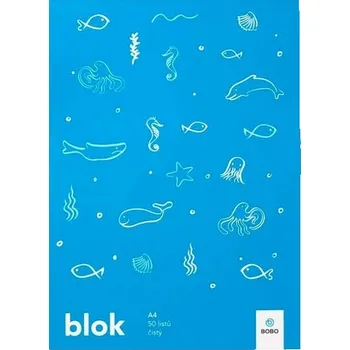 Poznámkový blok SVĚT A4 - čistý 50 listů