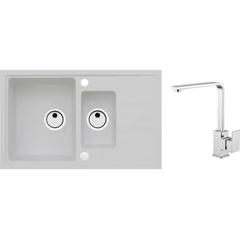 Granitový dřez SET ALVEUS Intermezzo 70/11 + BATERIE RENO