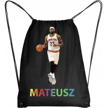 Školní batoh Školní Vak/Batoh na Tělocvik Do Školky Školy LEBRON JAMES + JMÉNO 4