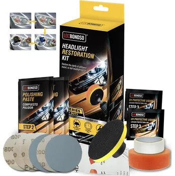 Nová verze DIY SADA PRO LEŠTĚNÍ A REGENERACI SVĚTLOMETŮ