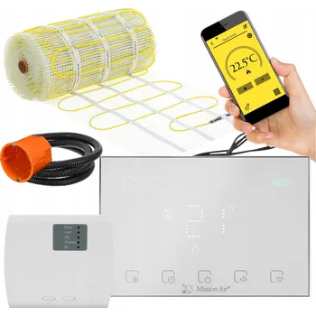Topná rohož SADA Vyhřívací podložka pod dlažbu MA-160W/m2 7m2
