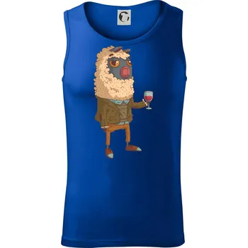 Alpaka s vínem muž - Tílko pánské Core - 2XL ( Královská modrá )