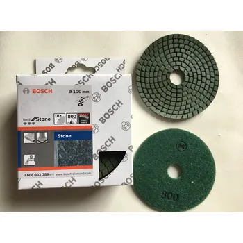 Brusný kotouč Bosch Diamantový lešticí kotouč na mramor, žulu a kámen 100mm, zrnitost P800, 1 kus