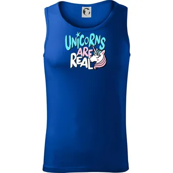 Unicorns are real ponny - Tílko pánské Core - 2XL ( Královská modrá )