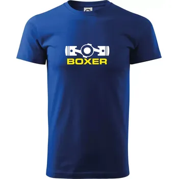 Pánské tričko Boxer Píst - Triko extra velké (5-8XL) - 6XL ( Královská modrá )
