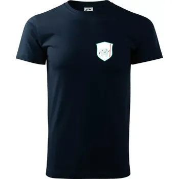 Pánské tričko Zoubek na prsu - zubní kartáček - Triko extra velké (5-8XL) - 7XL ( Námořní modrá (velmi tmavá - téměř černá) )