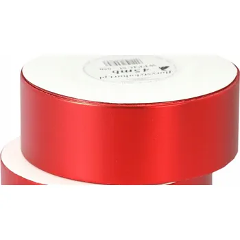 Stuha Stuha, plastová páska, matná, vánoční, 4 cm/45 m , červená