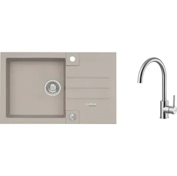 Granitový dřez SET ALVEUS ROCK 130/02+ BATERIE ELZA BRS