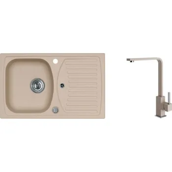 Granitový dřez SET RECORD 30 - 55 + BATERIE AFRA/55