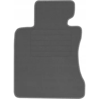 autokoberec BMW 5 E60 2003 - 2010 sDrive Velurové autokoberce ŠEDÉ ŘIDIČ PREMIUM