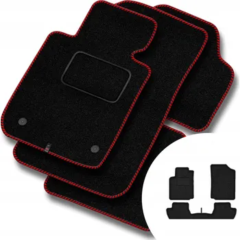 autokoberec Koberce Motos velurové 5 ks