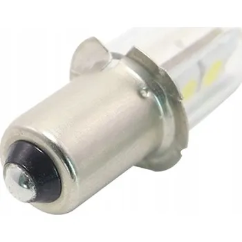 Žárovka Żarówka LED P13,5 biała 6000K 6V DC do latarek žárovka do svítilny