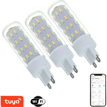 LED žárovka IMMAX NEO LITE Smart sada 3x žárovka LED G9 4W CCT, stmívatelná, WiFi, TUYA
