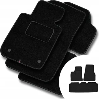 autokoberec Velurové autokoberce Motos 3 ks