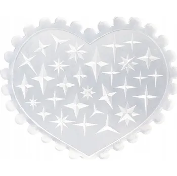 Přípravek na nehty Silikonové formičky na 3D ozdoby #4 Hvězdičky