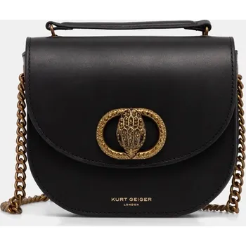 Kabelka Kožená kabelka Kurt Geiger London CHELSEA 3598300109 černá 99X, vel. ONE SIZE