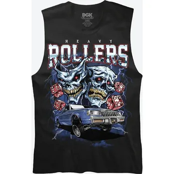 Pánské tričko DGK triko - Heavy Rollers Sleeveless Tee Black (MULTI)