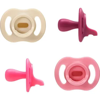 dudlíky Tommee Tippee Ultra Light Stay Put 6-18 m dudlík Girl 4 ks