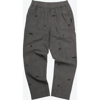 Pánské kalhoty DGK kalhoty - Monogram Corduroy Pants Charcoal (MULTI) velikost: M