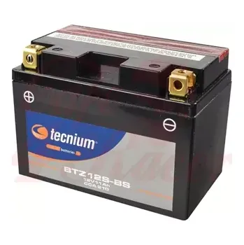 Elektroinstalace pro motocykl Tecnium Bezúdržbová baterie s kyselinou - BTZ12S-BS