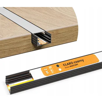 LED osvětlení LED profil Smartled černý nástěnný/zápustný 2m