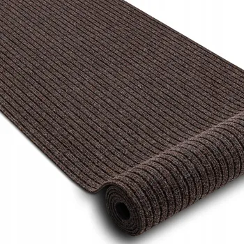 Rohožka PROTISKLUZOVÁ ROHOŽKA CEYLON 100 cm hnědá UNIVERZÁLNÍ S GUMOVOU PODLOŽKOU ^*Q4088