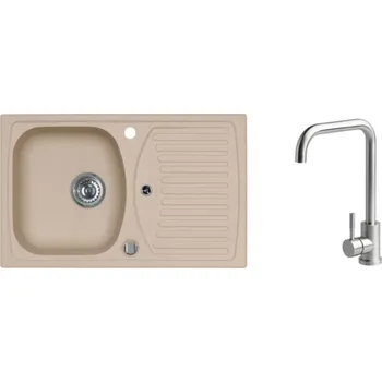 Granitový dřez SET ALVEUS RECORD 30 - 55 + BATERIE ANGEL CHROM