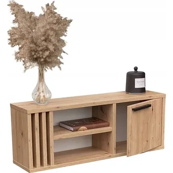 Konferenční stolek Konzolový Stolek Meblano dub artisan přírodní 80 x 32 x 20 cm