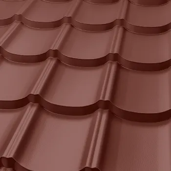 plechová krytina Satjam Taurus TopMat®, tm. hnědá RR032