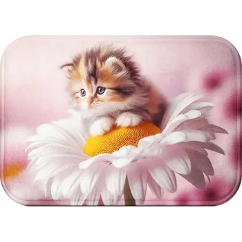 Koupelnová předložka KOUPELNOVÁ PŘEDLOŽKA | MĚKKÁ 60X40 ANTYPOŚLIZGOWA PRYSZNIC MODNA MATA VZOR