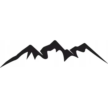 Samolepící dekorace Samolepka na stěnu tři hory 3x15cm