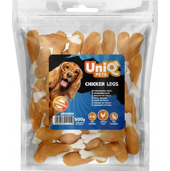 Pamlsek pro psa Uniq Pets | Vápenné kostky s kuřecími stehýnky 500g psí pamlsek