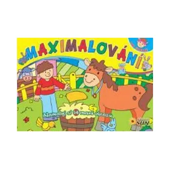 omalovánky Maximalování - Na farmě - Namaluj si 14 maxi obrazů