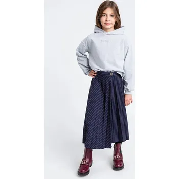 Chlapecká mikina Dětská mikina Twinset šedá barva, s kapucí, melanžová, 252GJ2010 90X, vel. 162