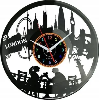 Hodiny Nástěnné hodiny Evevo černé 30 cm