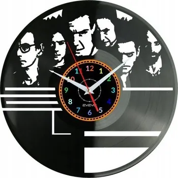 Hodiny RAMMSTEIN NĚMECKÁ HEAVY METALOVÁ KAPELA HODINY NÁSTĚNNÉ VINYLOVÁ DESKA DÁREK