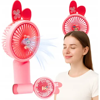 Vzduchotechnika Mini ventilátor Yifeng Mini Wentylator Wiatrak Dziecięcy Podróżny růžový