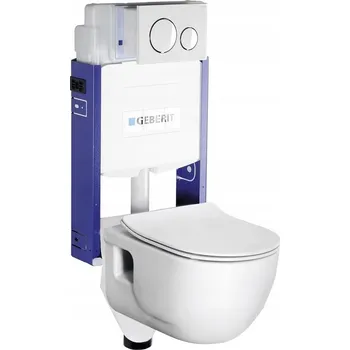 WC sada Kompletní set podomítkové WC GEBERIT s tlačítkem