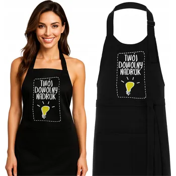 Kuchyňská zástěra Zástěra S VLASTNÍM POTISKEM DÁREK PŘEKVAPENÍ