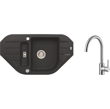 Granitový dřez SET ALVEUS NIAGARA 60/05 + BATERIE ELZA BRS
