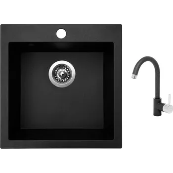 Set Sinks VIVA 455 Granblack + baterie Sinks MIX 35 Granblack