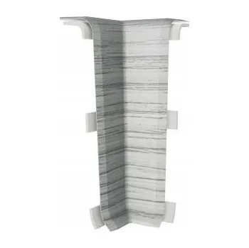 soklová lišta Vnitřní roh Vilo PVC 3,3 x 10, délka 6 cm, dub