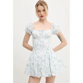 Dámské šaty Bavlněné šaty Hollister Co. KI359.5085.108 bílá 00X, vel. XL