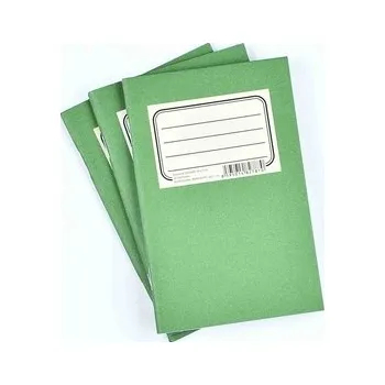 Passbook ZELENÁČ (sada 3 ks), 14x9cm, 24 listů