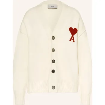 Dámský svetr Ami Paris Dámský Pletený Kardigan, režná / červená, 34