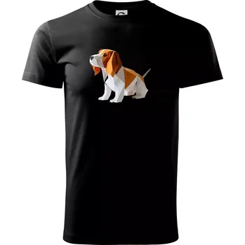 Bígl slepený z papíru - Triko extra velké (5-8XL) - 7XL ( Černá )